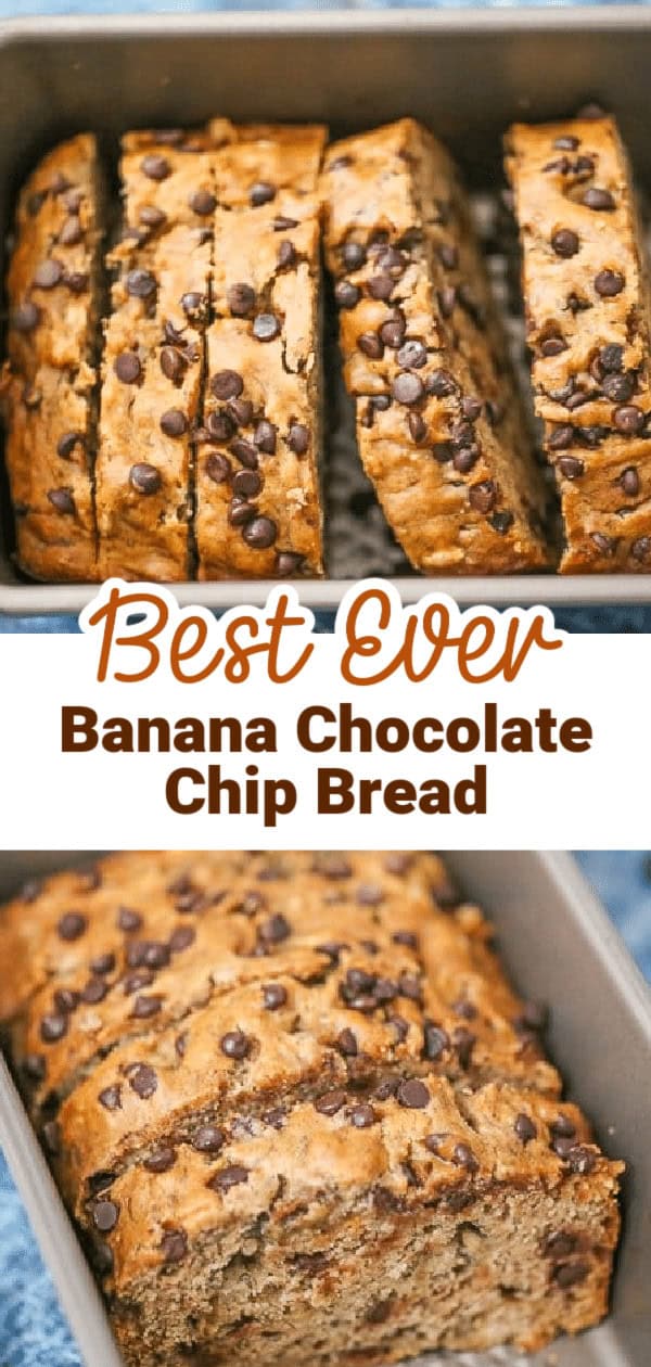Best Ever Banana Chocolate Chip Bread