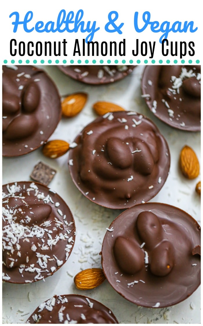 Healthy Coconut Almond Joy Cups Chocolate Almond Butter Cups