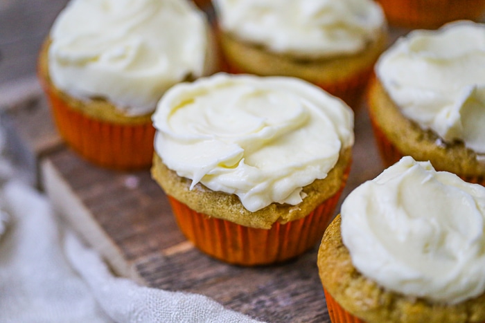 vegan orange banana muffins with cream cheese frosting recipe