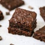 Super Easy Fudgy Vegan Brownies