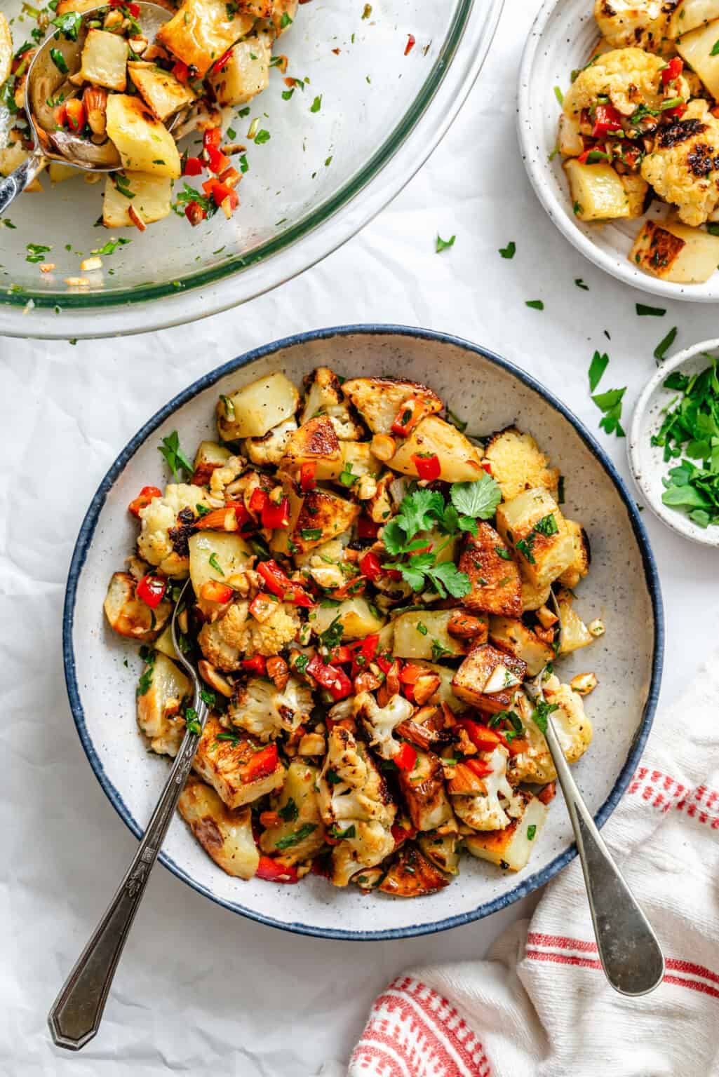 cauliflower spud salad