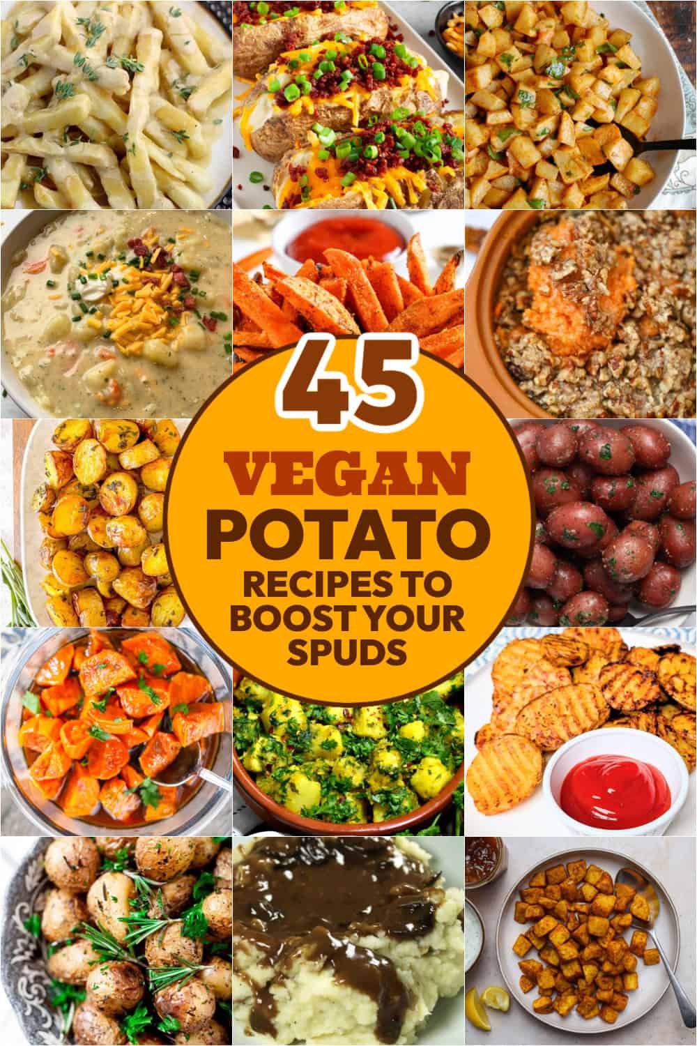 45 Vegan Potato Sides to Boost Your Spuds!