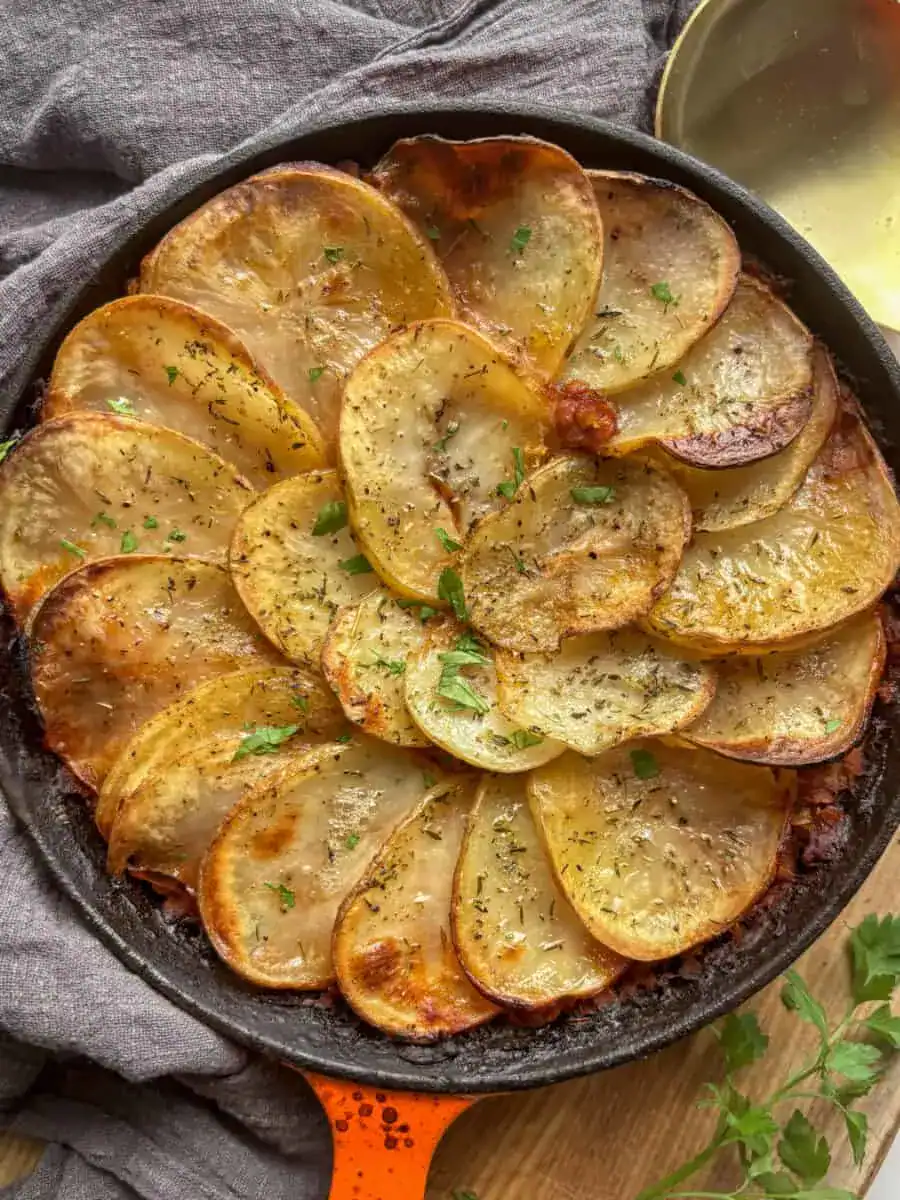 skillet spuds