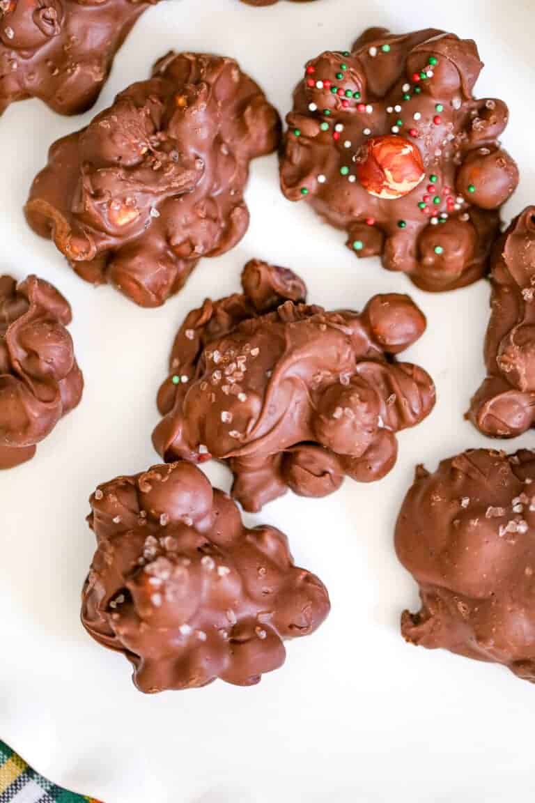 Chocolate Hazelnut Cranberry Clusters