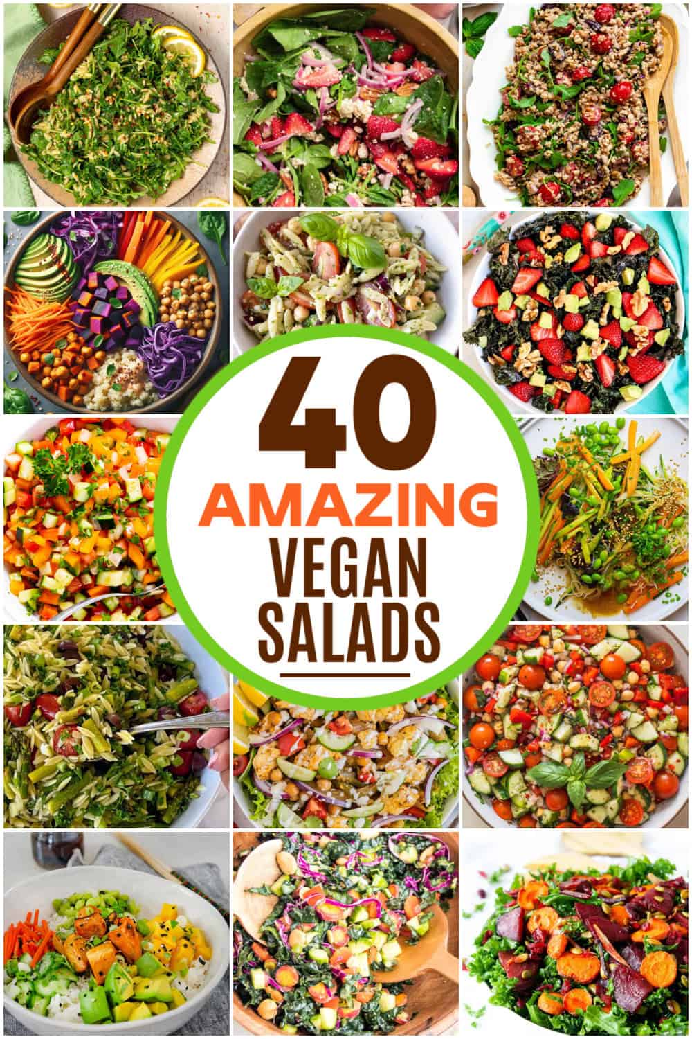 40 SATISFYING VEGAN SALADS