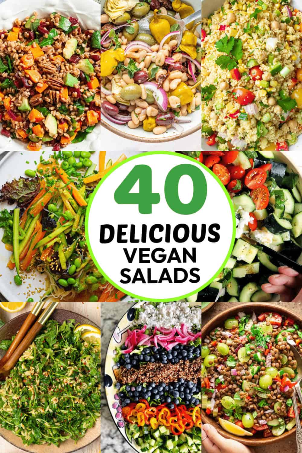40 SATISFYING VEGAN SALADS