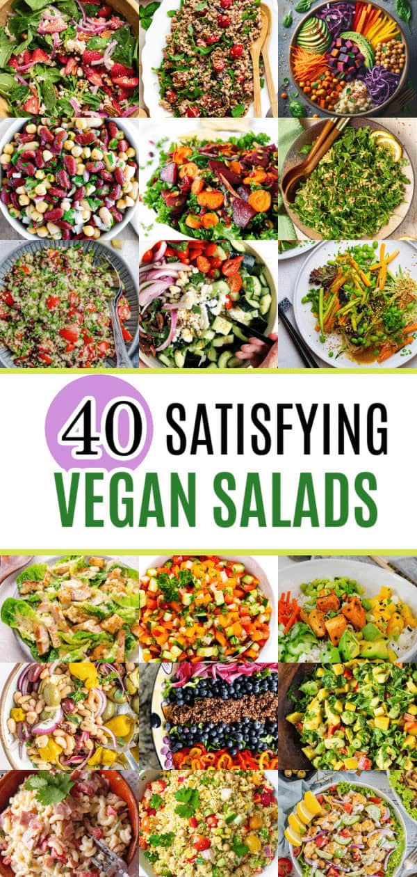 40 SATISFYING VEGAN SALADS