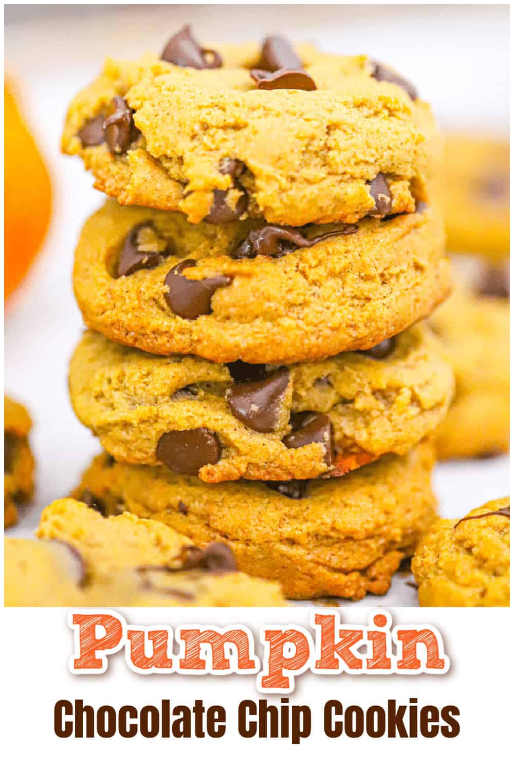 Vegan Pumpkin Chocolate Chip Cookies