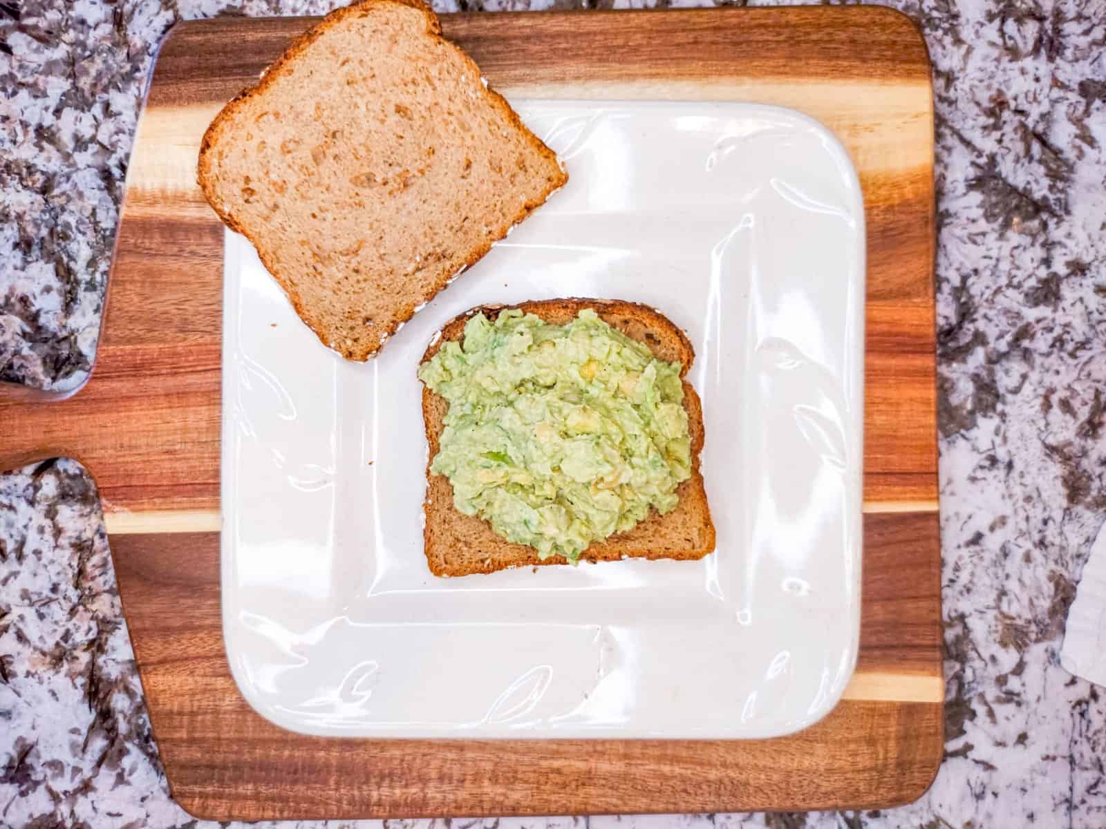 Chickpea and Avocado Sandwich Vegan lunch recipe