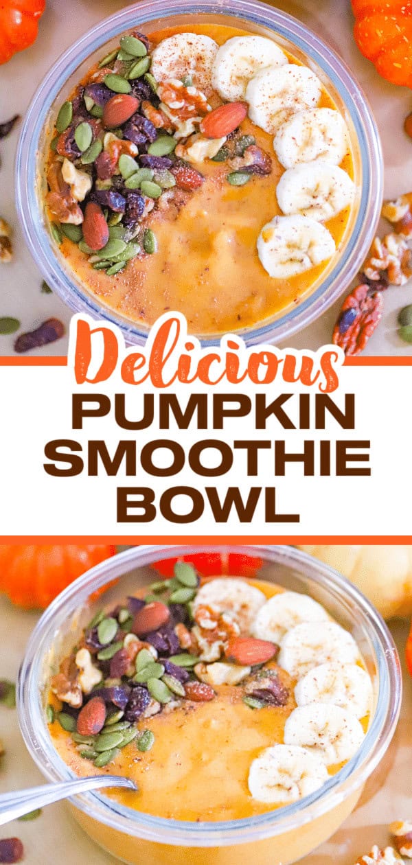 pumpkin smoothie bowl