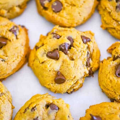 Vegan Pumpkin Chocolate Chip Cookies