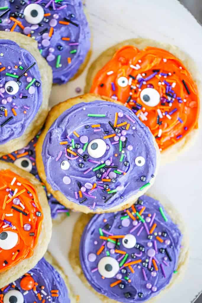 Easy Decorated HALLOWEEN LOFTHOUSE COOKIES