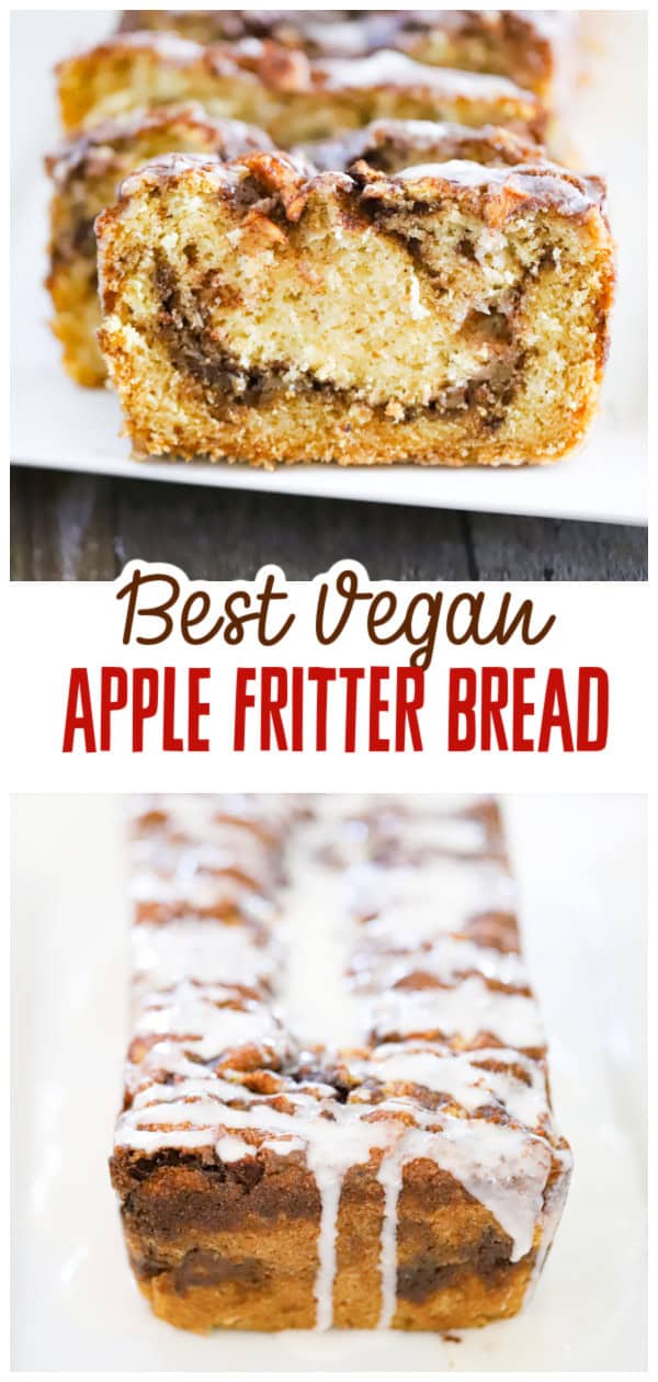 VEGAN APPLE FRITTER BREAD