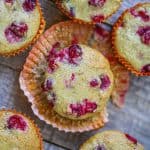 Vegan Cranberry Orange Banana Muffins