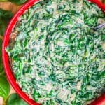 Vegan Creamed Spinach