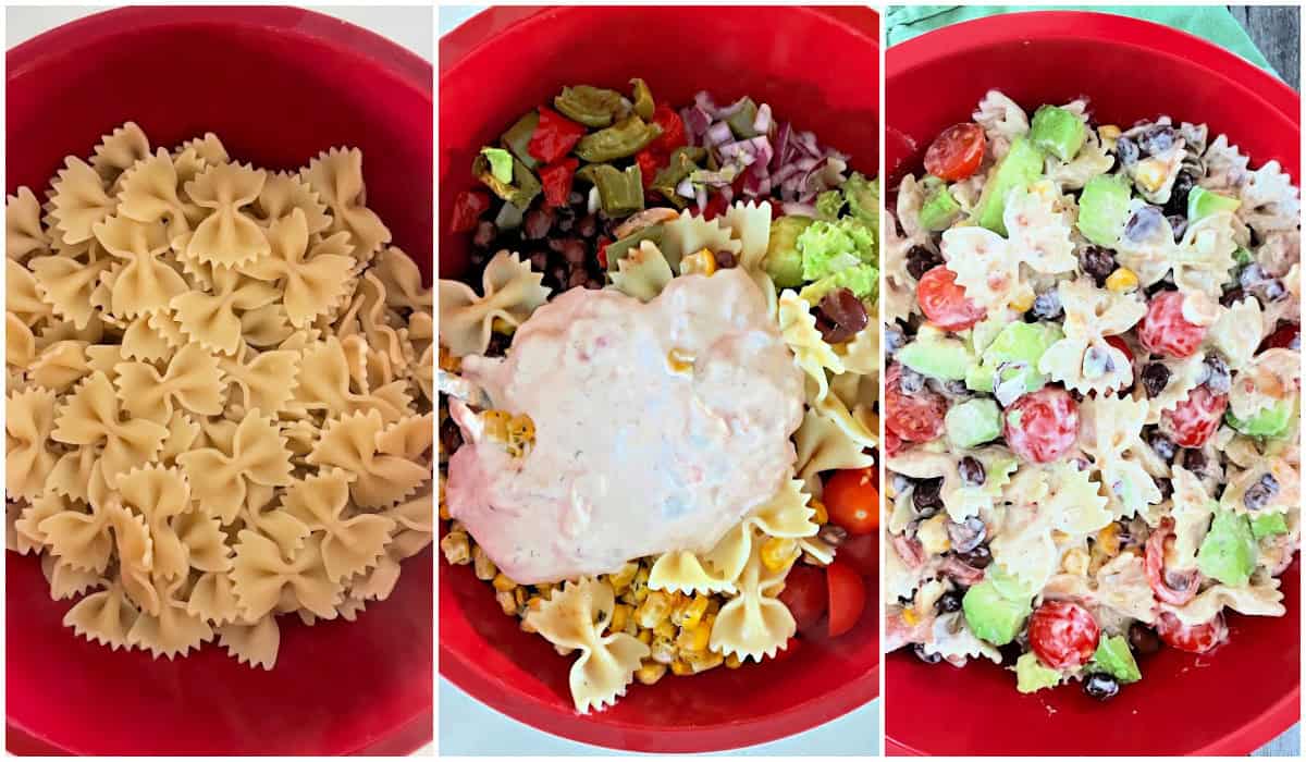 vegan chipotle pasta salad