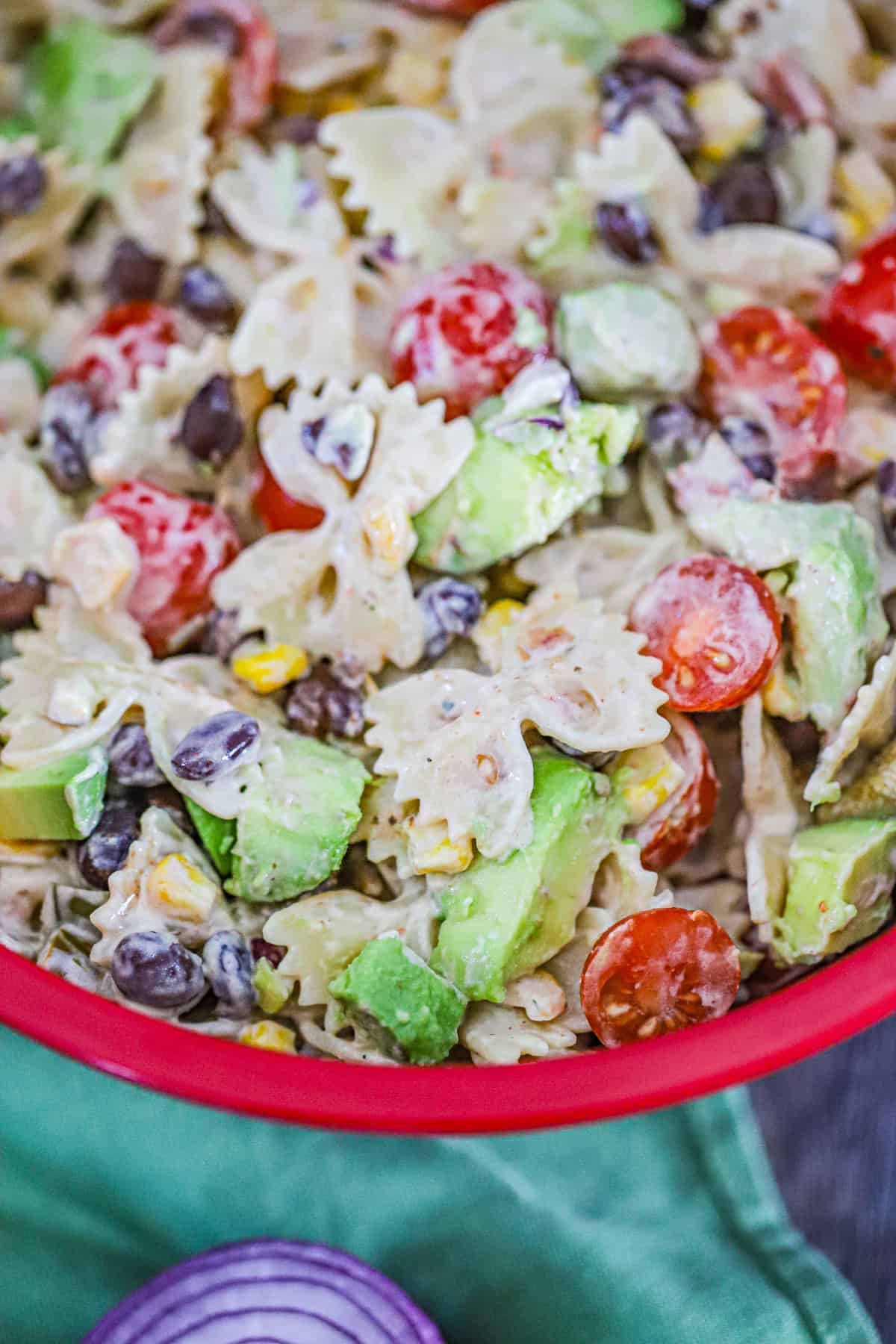vegan chipotle pasta salad