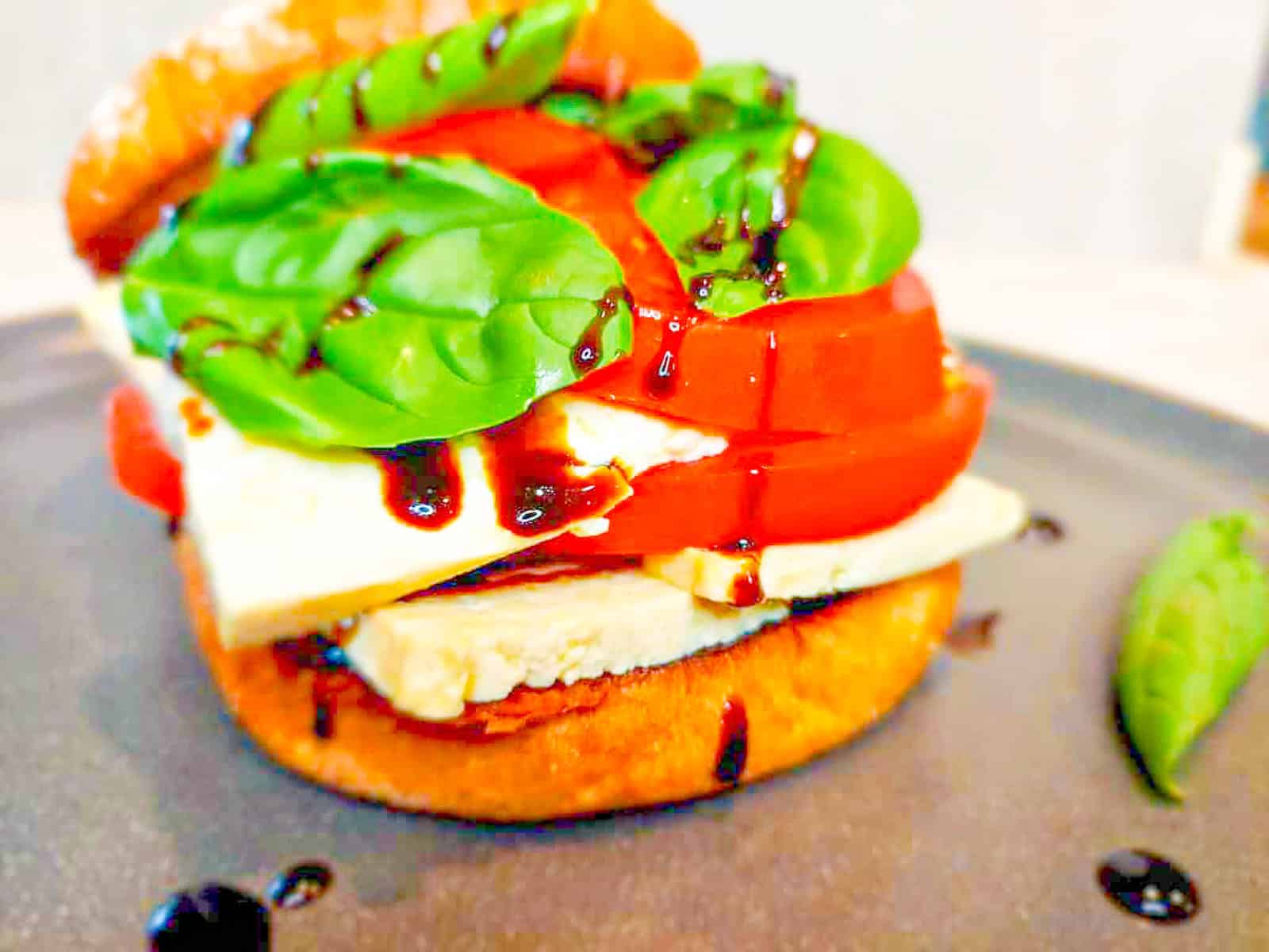 TOFU CAPRESE SANDWICH