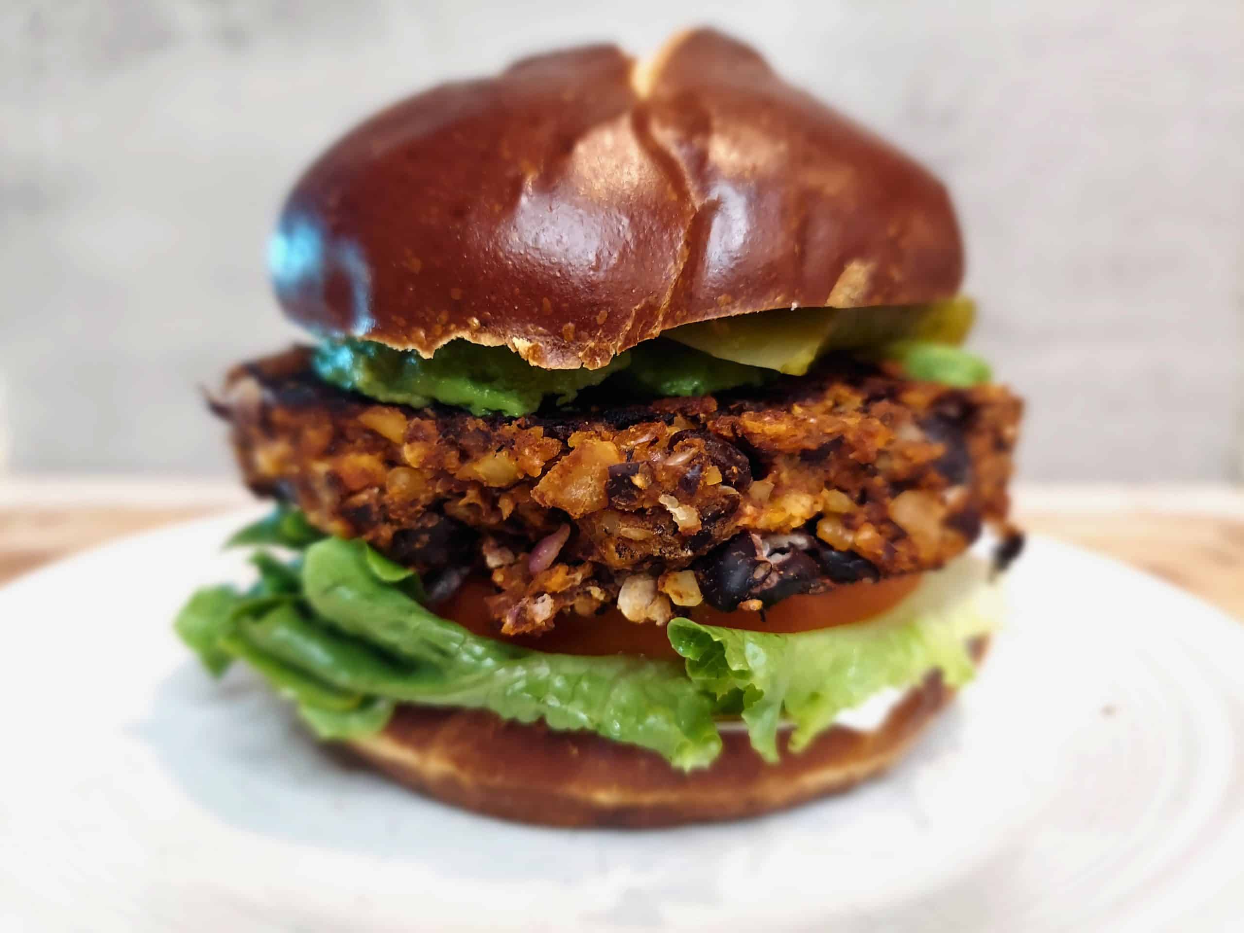 Hearty Vegan Black Bean Burgers