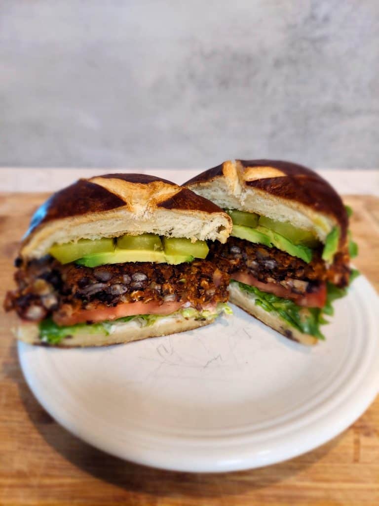 Hearty Vegan Black Bean Burgers