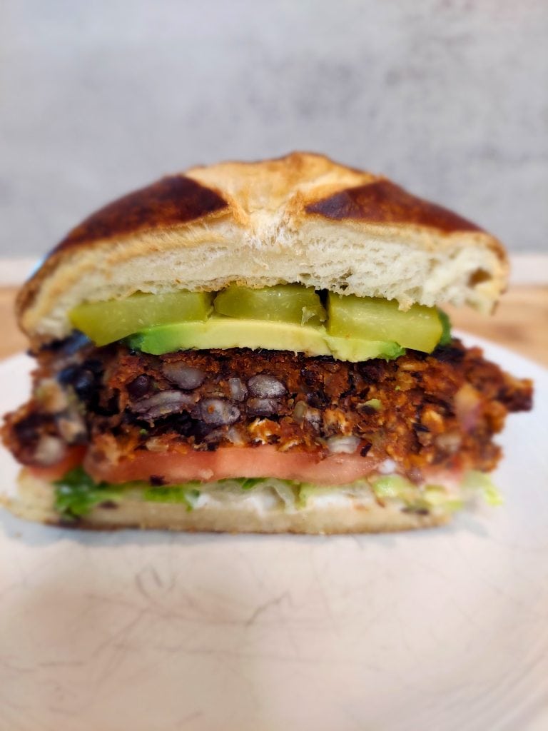 Hearty Vegan Black Bean Burgers