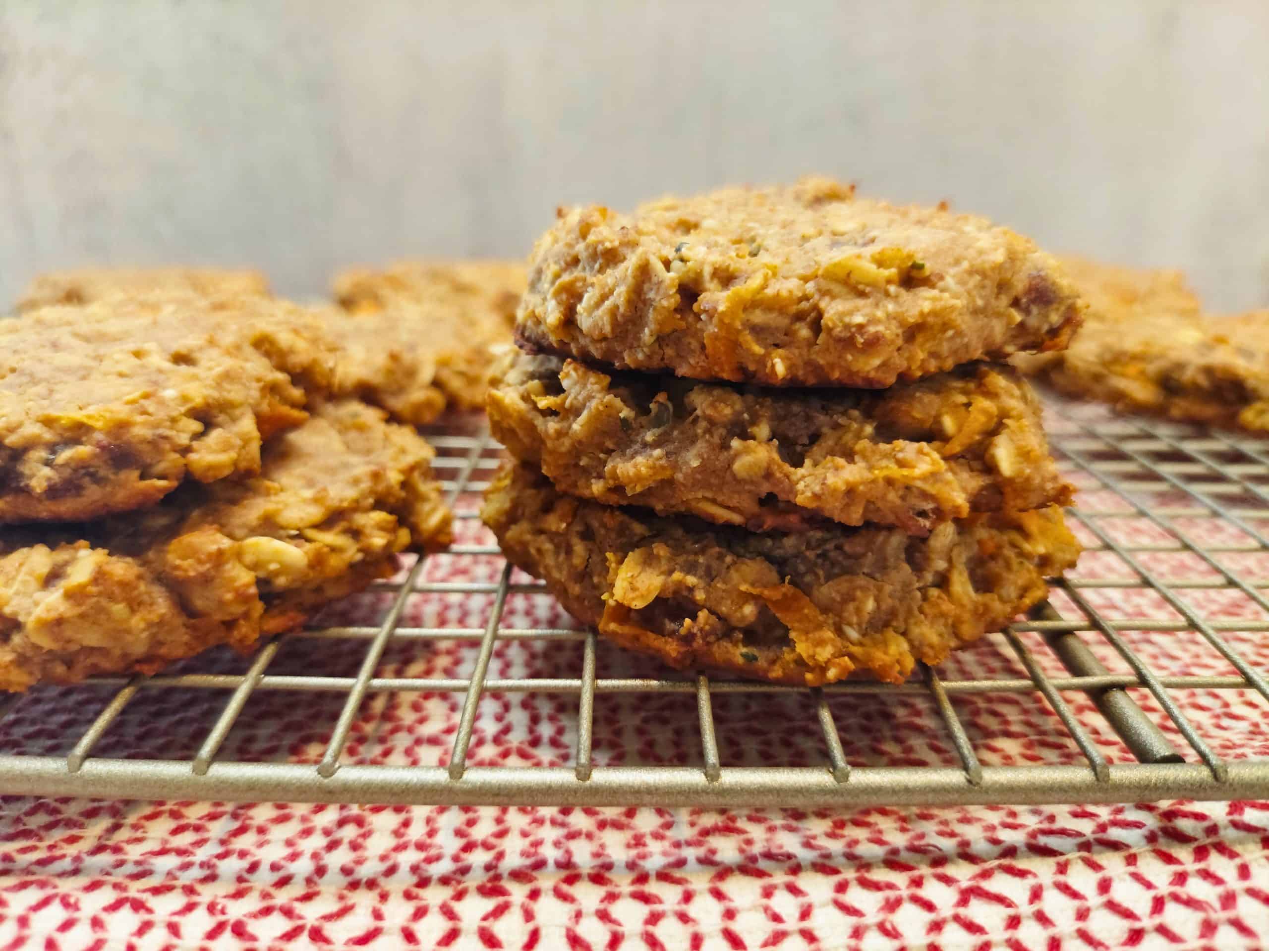 Carrot Cake Protein Breakfast Cookies