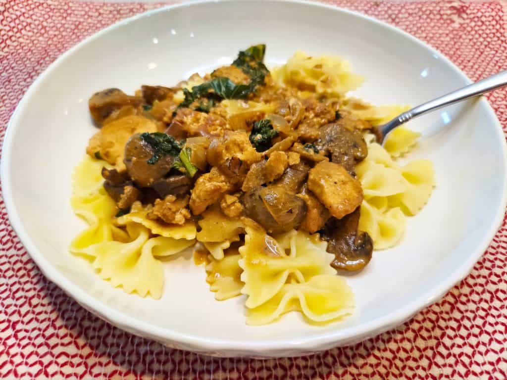 vegan stroganoff