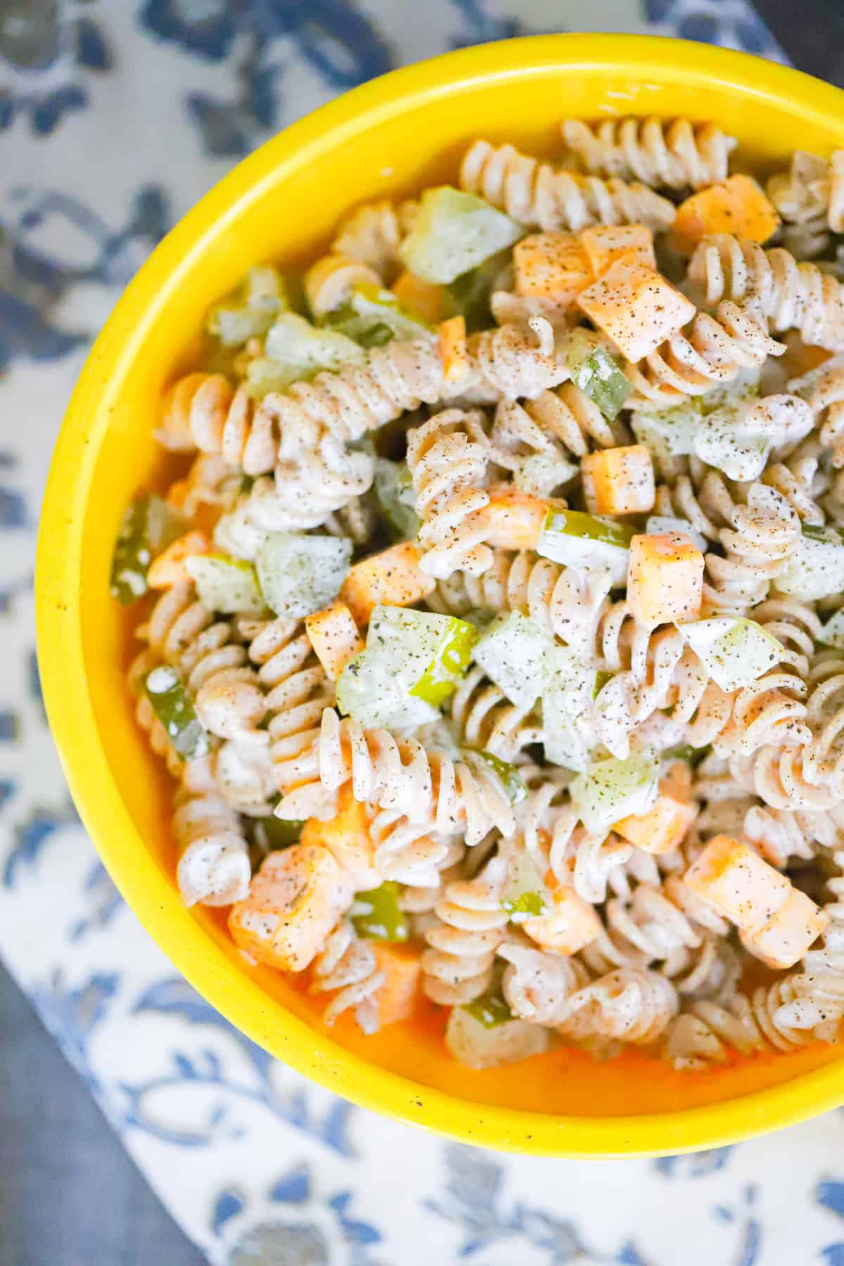 Easy Vegan Dill Pickle Pasta Salad recipe