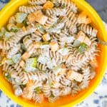 Easy Vegan Dill Pickle Pasta Salad