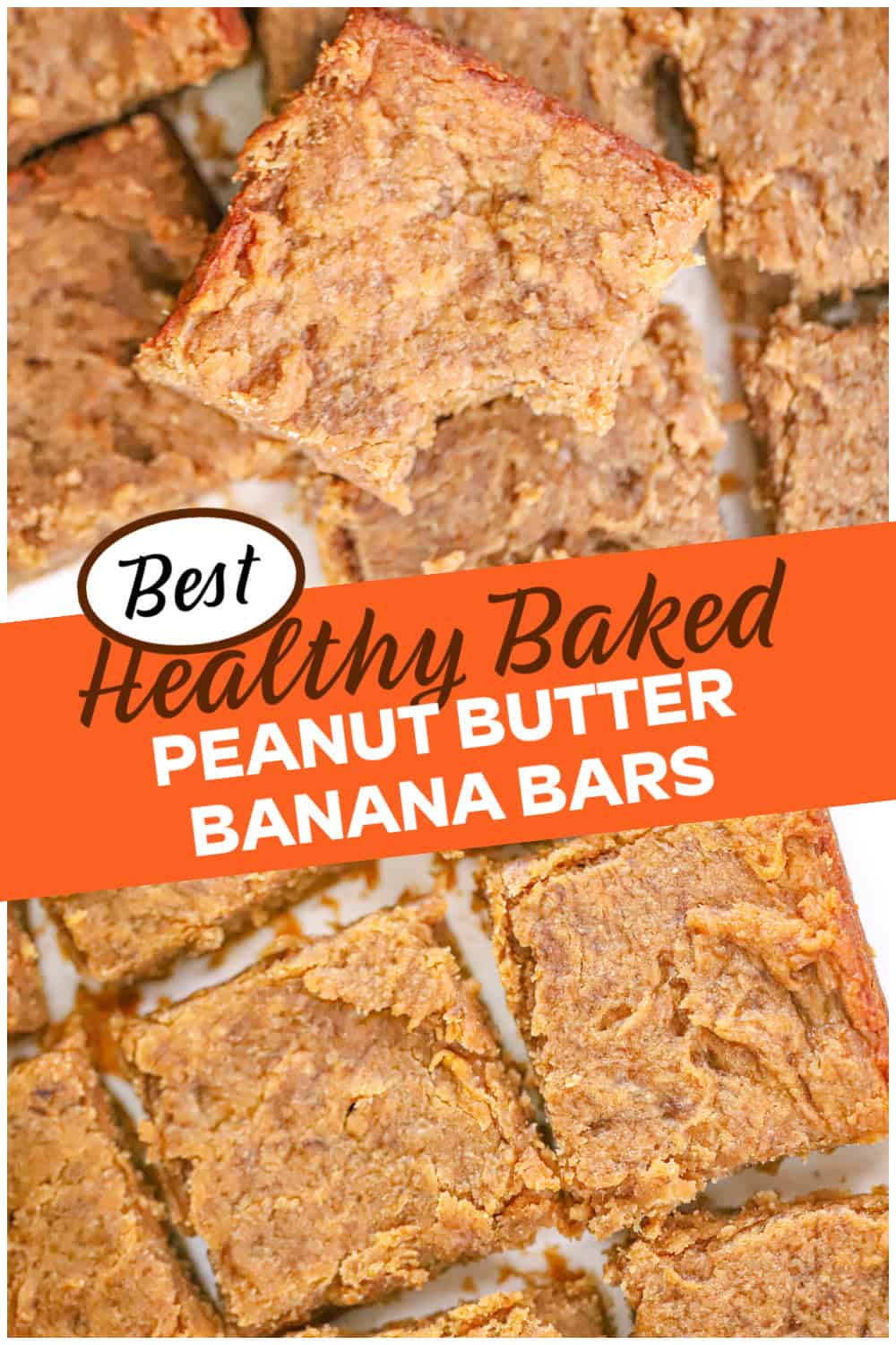 vegan peanut butter banana bars