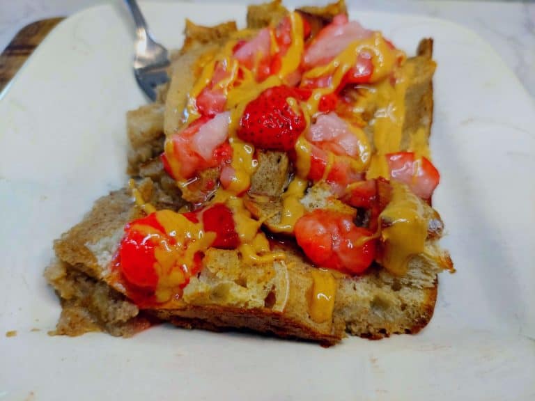 Baked Banana Protein French Toast