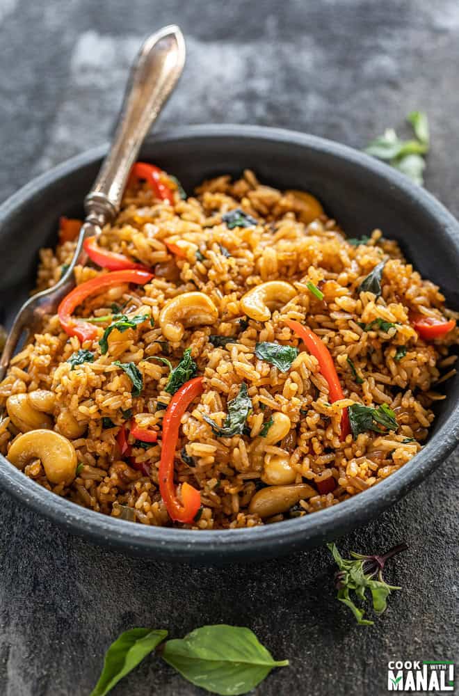 Instant Pot Thai basil fried rice