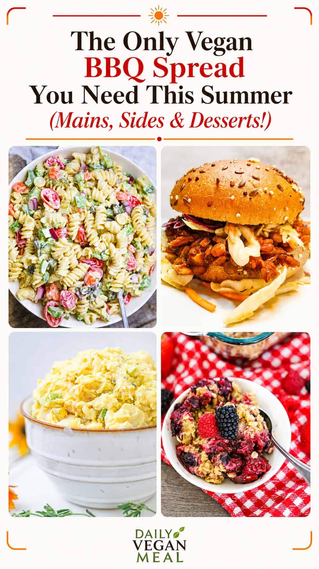 The Only Vegan BBQ Spread You Need This Summer (Mains, Sides & Desserts!)