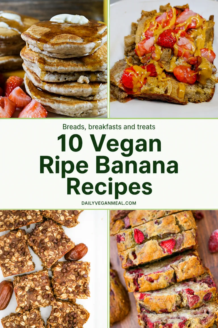 10 Vegan Recipes for Ripe Bananas