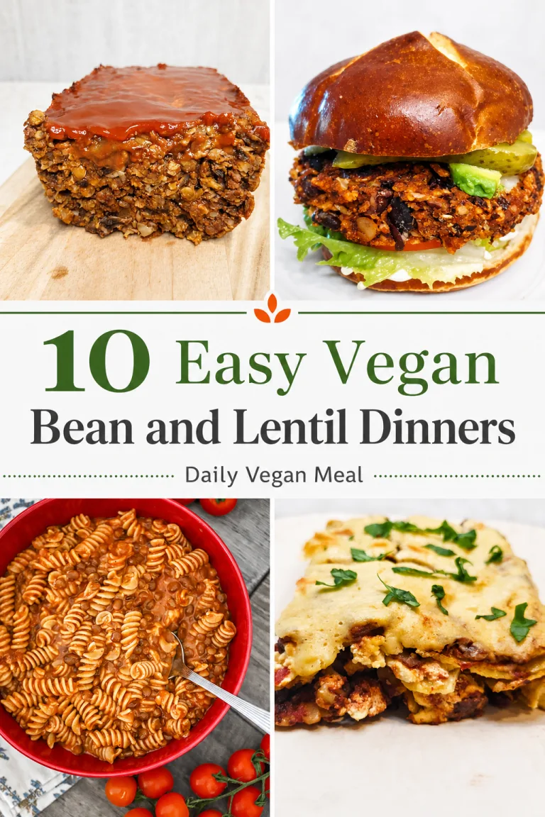 10 Easy Vegan Bean and Lentil Dinners